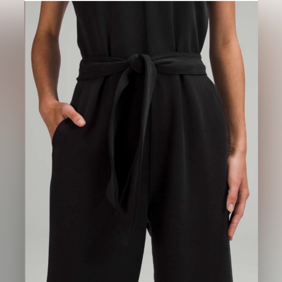 Lululemon | Ease Of It All V-Neck Jumpsuit in Black - Picture 13 of 13